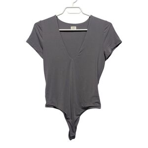 Aritzia Wilfred Bodysuit Gray Size M